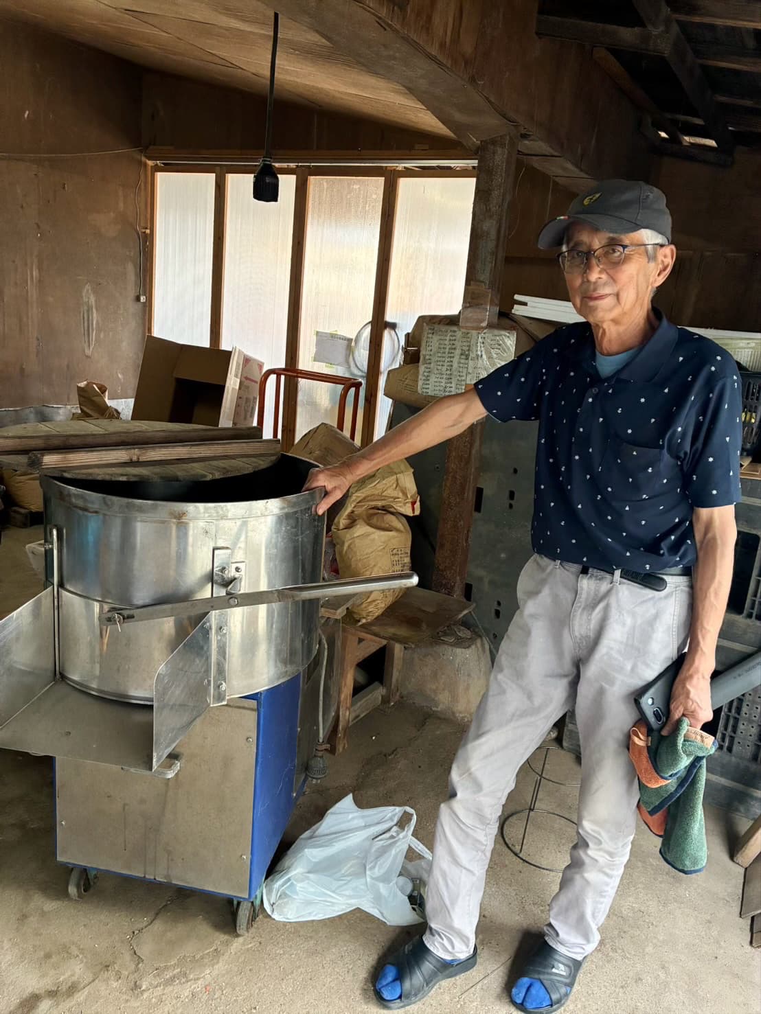 川瀬糀店７代目職人の川瀬幸男